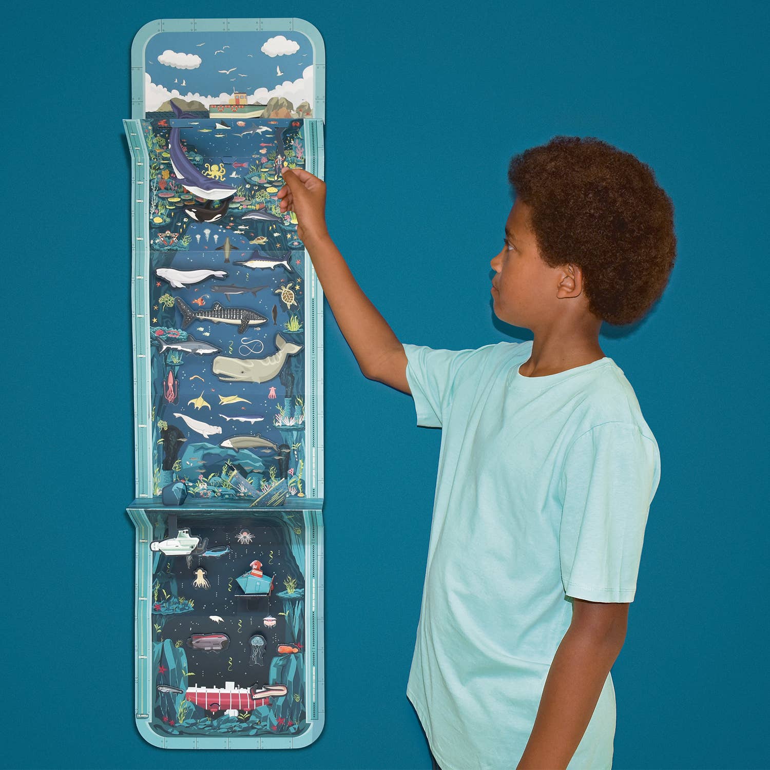 Créez votre propre paysage marin bleu profond - myplayground