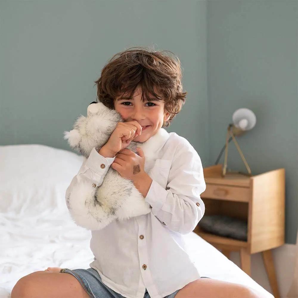 Ma peluche Husky Léonard - La Pelucherie by LA PELUCHERIE