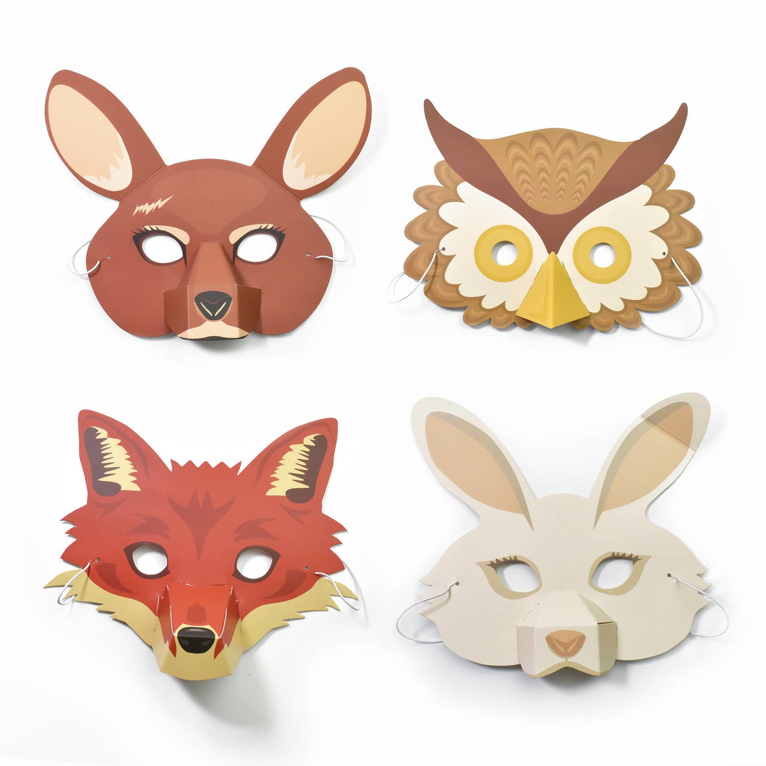 Créez vos propres masques d'animaux des bois - myplayground