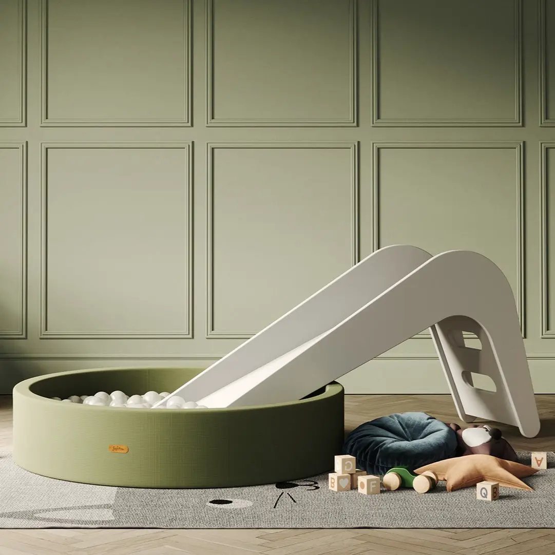 Bac À Boules Avec Toboggan Intérieur Pour Enfants, Aire De Jeux Idéale En Intérieur by Jupiduu - Designed for Kids