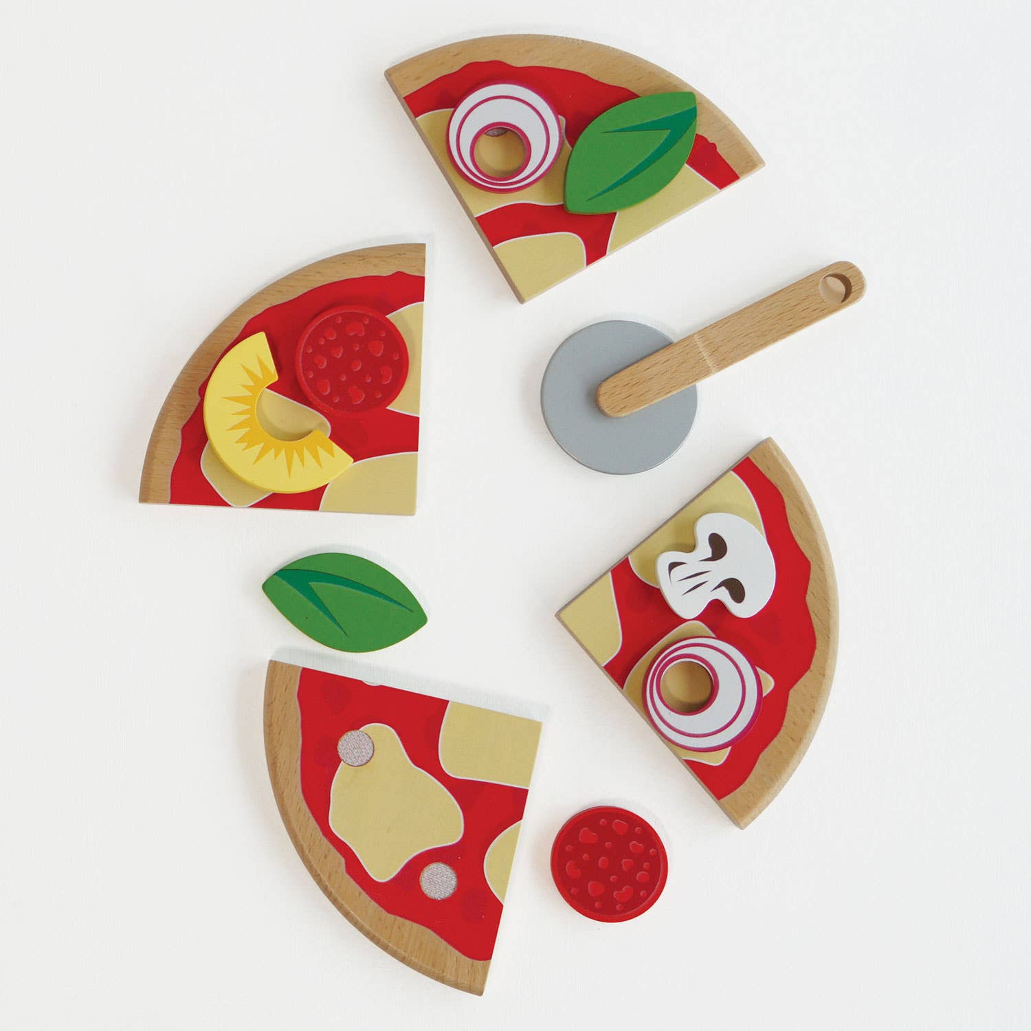 Pizza et garnitures - Jeu sensoriel enfant - myplayground