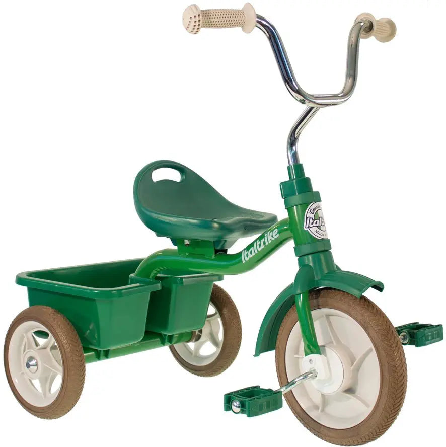 Tricycle Transporteur Primavera Vert Italtrike Pour Enfants 2 À 5 Ans Robuste Et Evolutif by Italtrike