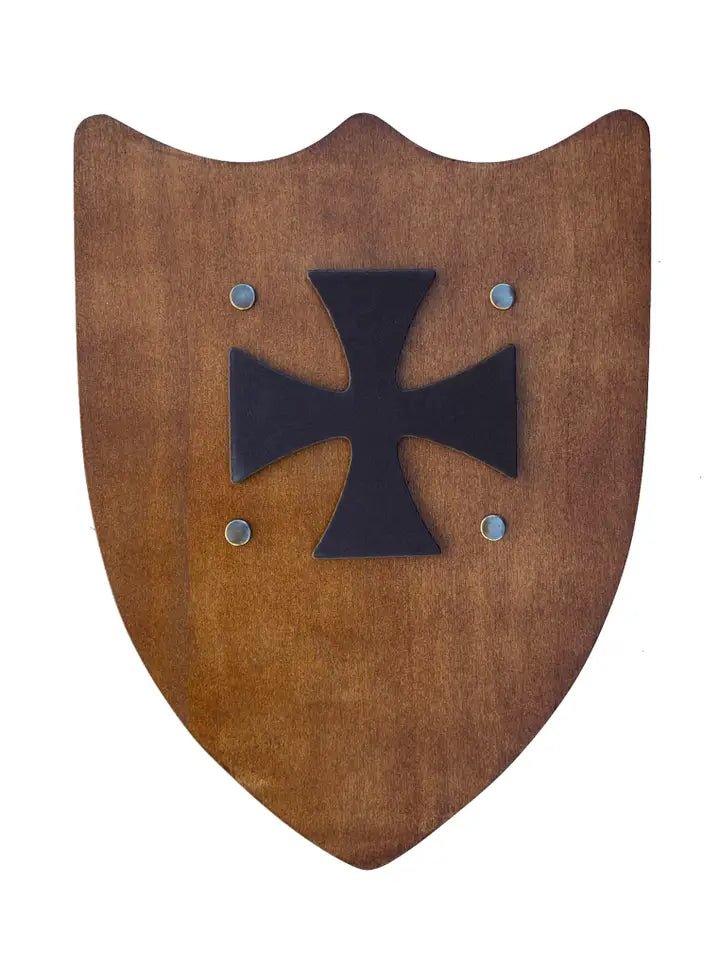 BOUCLIER RUSTIK L AVEC CROIX TEMPLIÈRE - Jeu de role pour enfants - myplayground