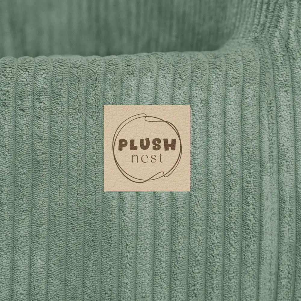 Siège - velours côtelé vert premium - Plush Nest - Misioo by Misioo