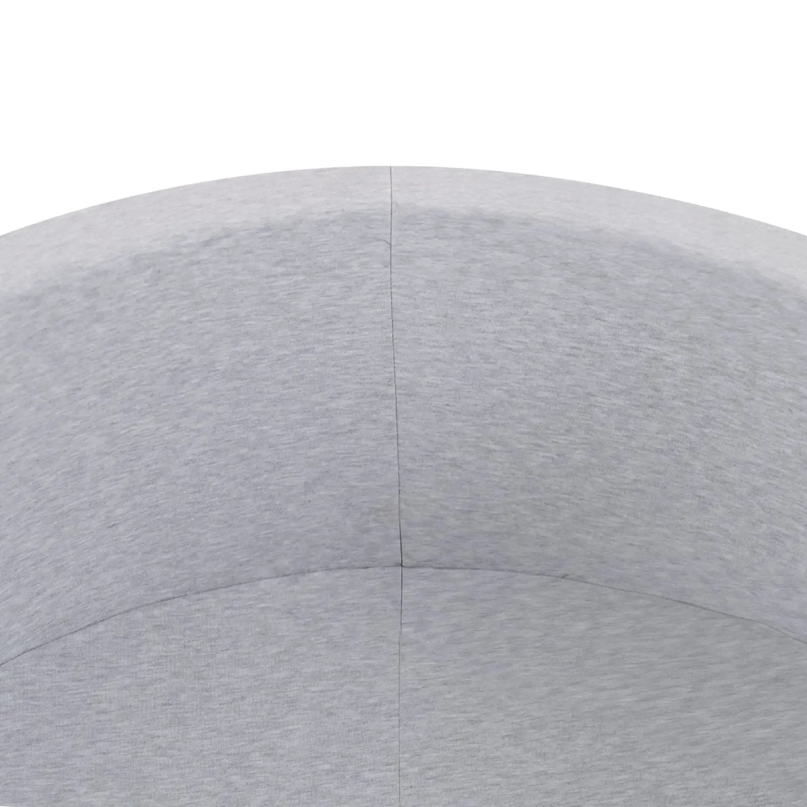 Piscine à balles - ronde 90x30 cm, gris clair, coton (+ 200 boules bleu, jaune, rouge, vert) -Plush Nest- Misioo by Misioo