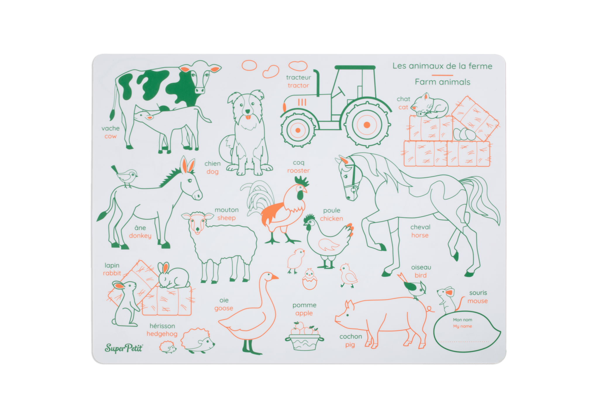 LES ANIMAUX DE LA FERME by SuperPetit