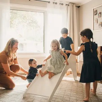 PlayRamp Toboggan pour Tout - Petits Blanc - All Circles - myplayground