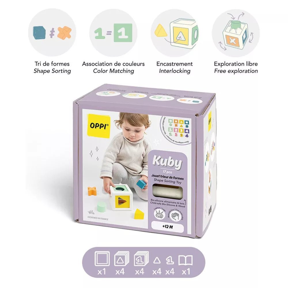 Jouets Bébé trieur de formes - Kuby - Oppi - myplayground
