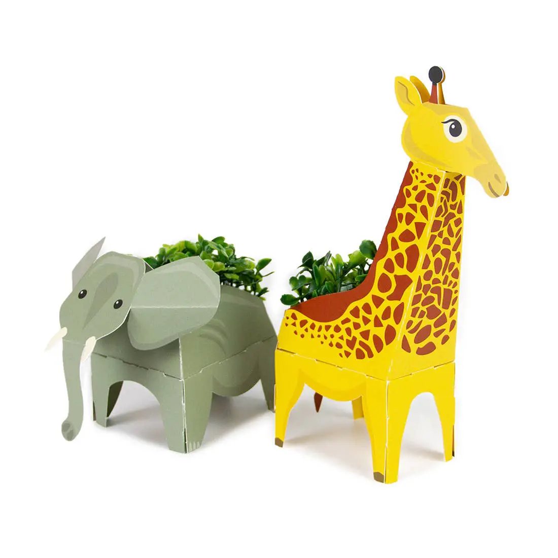 Pop Up Animals - Girafe et Eléphant by Radis Et Capucine