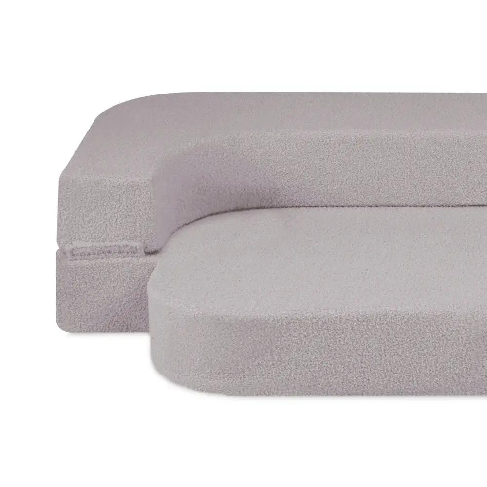 Canapé-lit Foldie - Agneau gris, lavable, imperméable - Plush Nest by Misioo