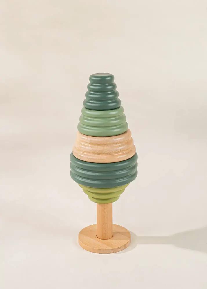 Lot de 3 arbres empilables en bois - Coco Village by Coco Village