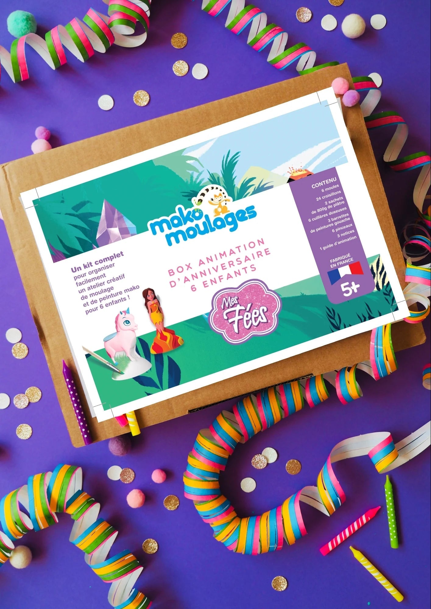 Box Animation Anniversaire - Mako Moulages Fées - Mako Créations - myplayground
