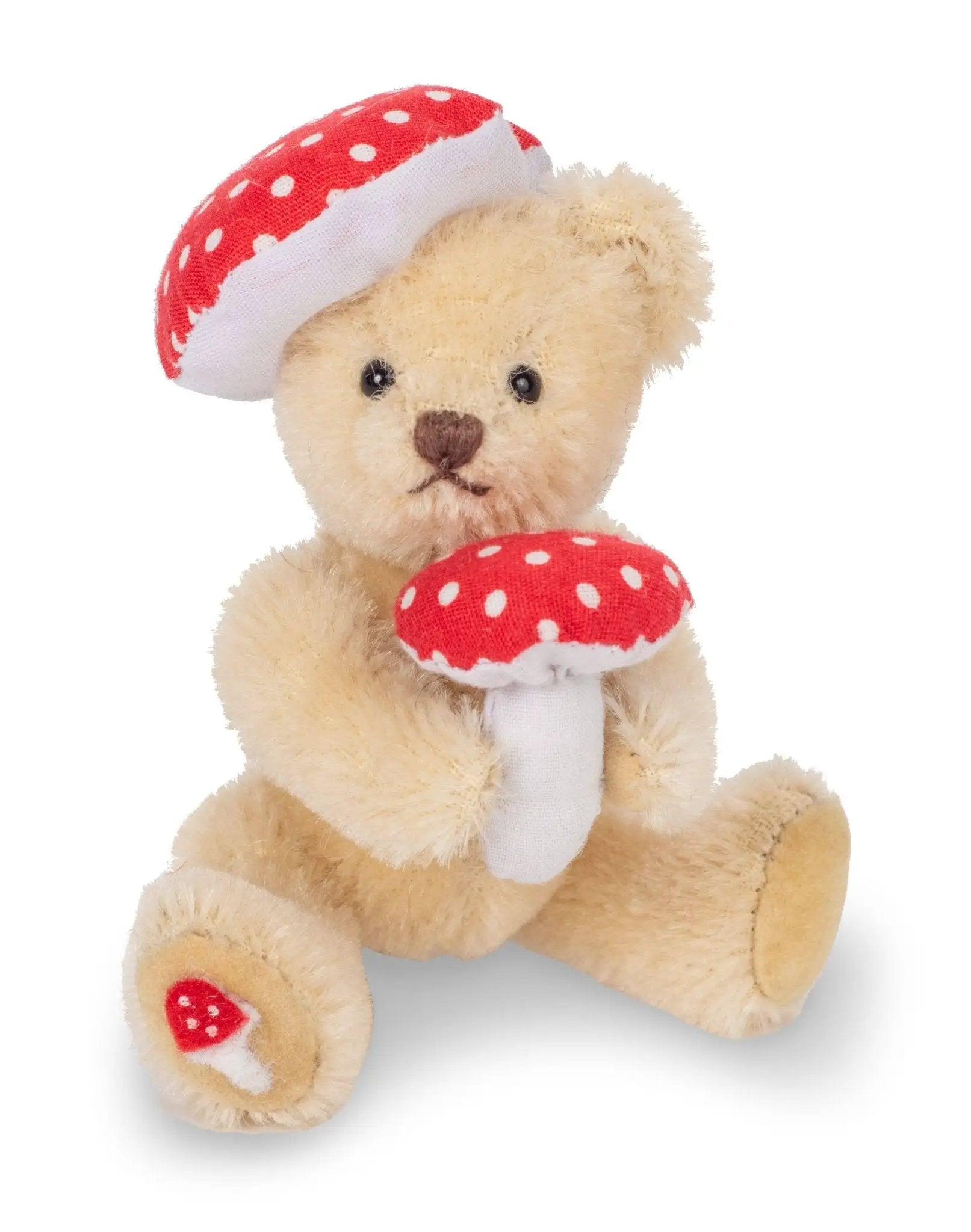 Tabouret miniature Lucky Teddy en forme d'ours de collection limitée de 10 cm by Teddy Hermann