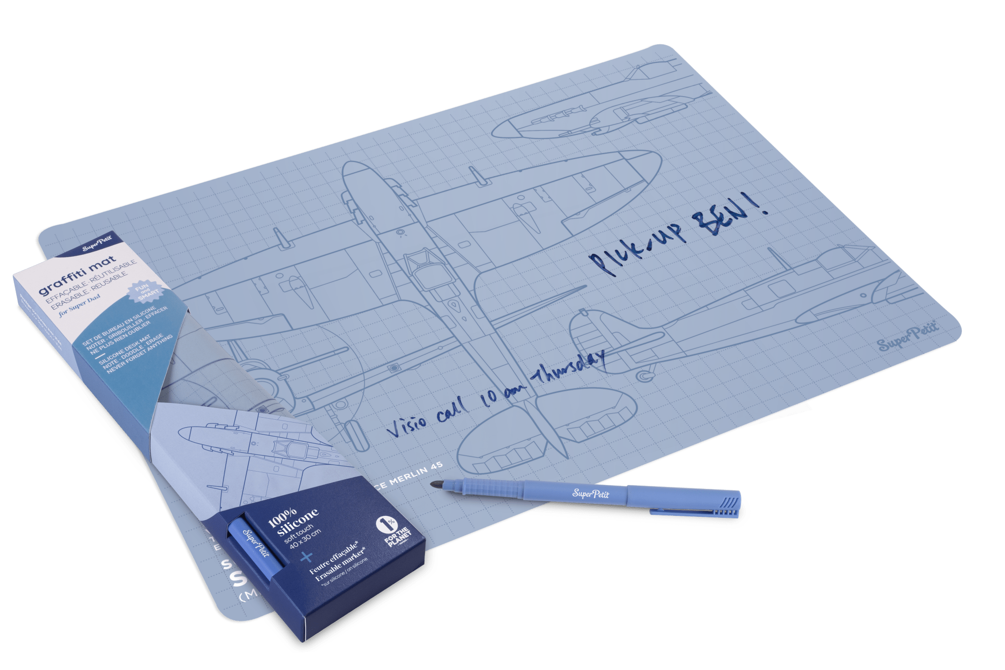 SUPER DAD GRAFFITI MAT by SuperPetit