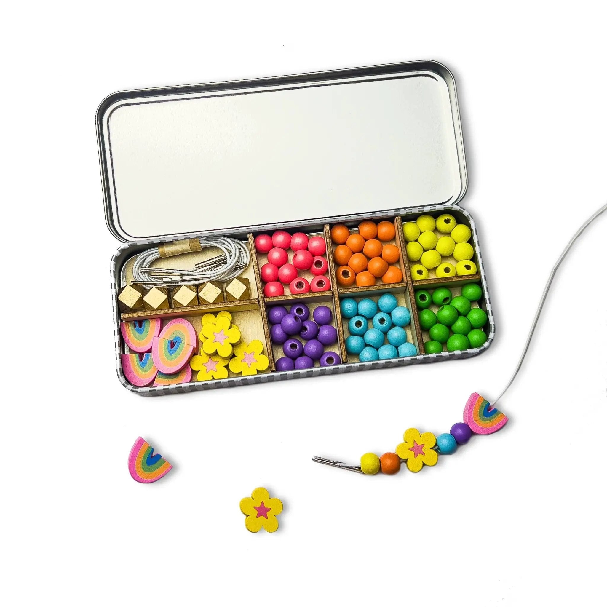Kit de perles avec bracelet arc-en-ciel by Cotton Twist