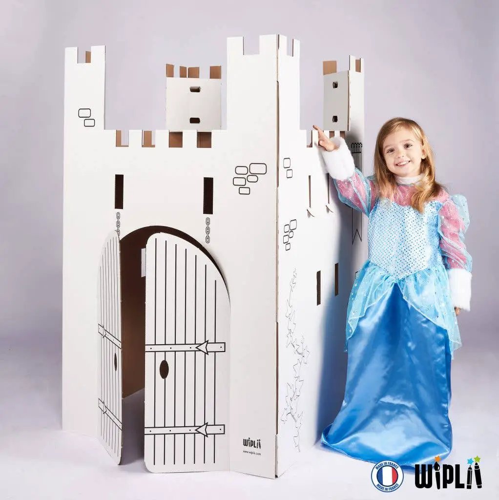 Kit de construction créatif pour enfant : L'incroyable château en carton by Wiplii