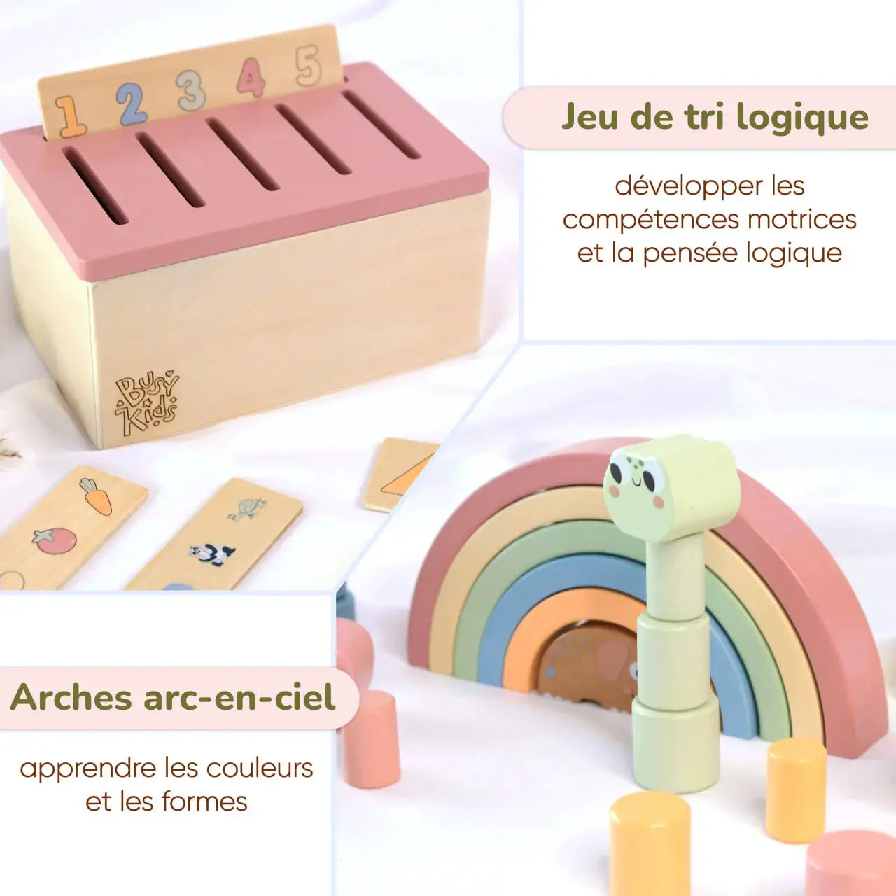 Coffret de Jeu Montessori pour les enfants - 36 mois et + - BusyKids by BusyKids