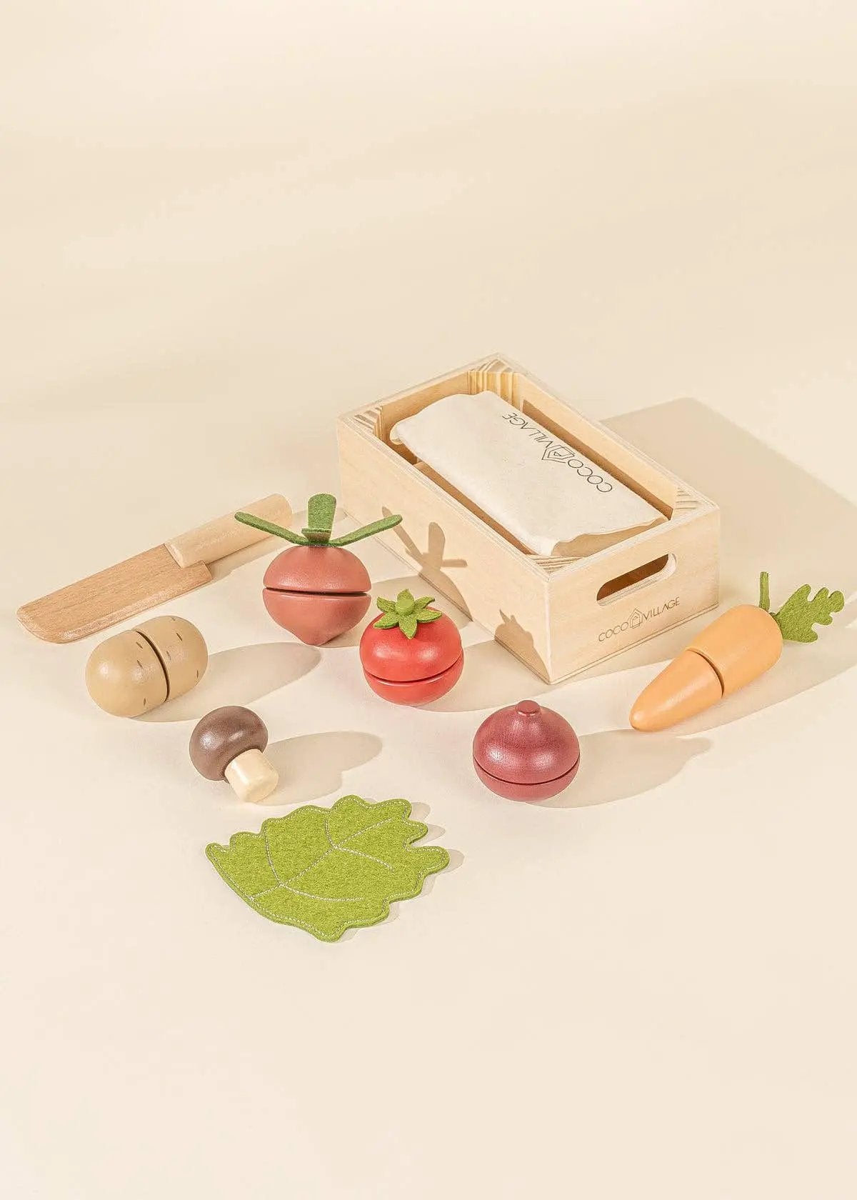 Set de jeu de légumes en bois - Coco Village by Coco Village