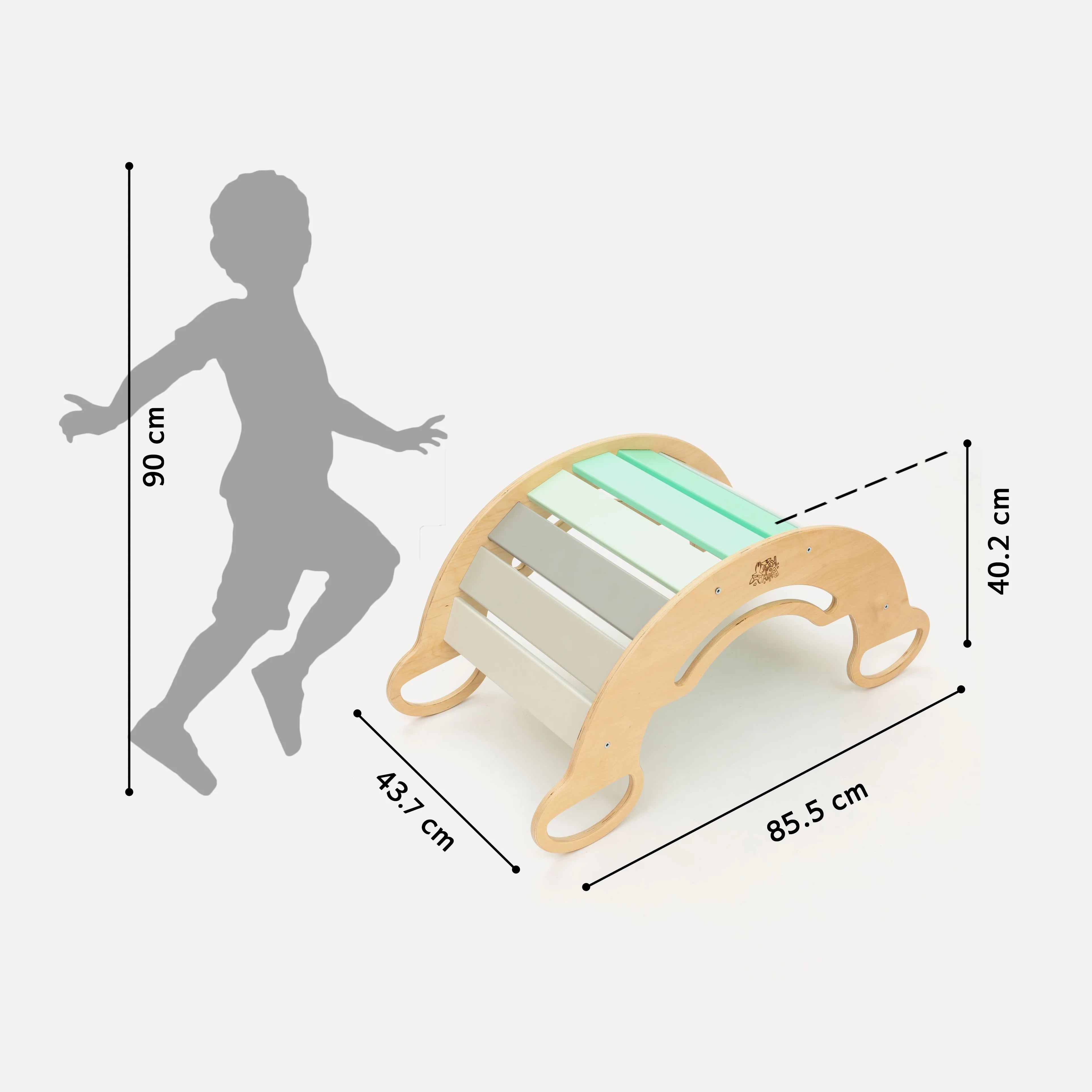 BusyKids - Ensemble (Maxi) Mur Suédois + Triangle Pikler + Bascule + 2 Planches à Double Face Couleur Menthe - Bois Natura - 12 à 18 mois BusyKids BusyKids - Ensemble (Maxi) Mur Suédois + Triangle Pikler + Bascule + 2 Planches à Double Face Couleur Menthe - Bois Natura - 12 à 18 mois myplayground