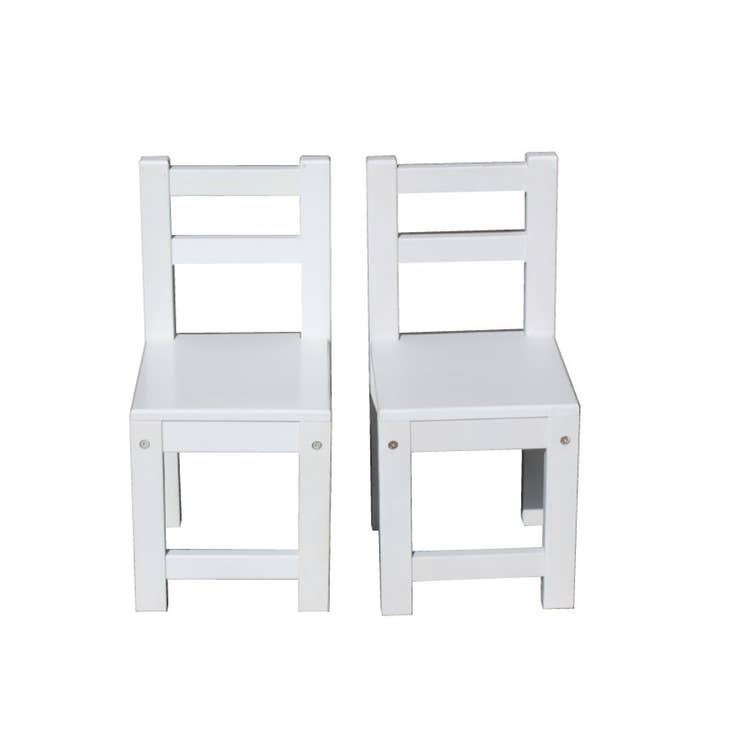 Ensemble de 2 chaises blanches standard Q Toys Ensemble de 2 chaises blanches standard myplayground