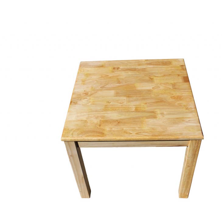 Table en bois massif avec 2 chaises pour tout-petits QToys USA Table en bois massif avec 2 chaises pour tout-petits myplayground