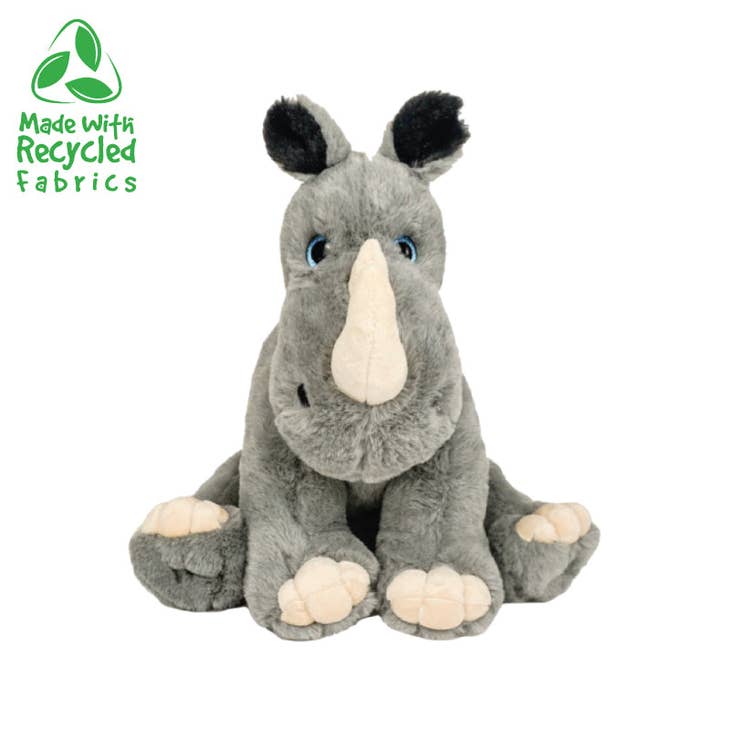 Rhinocéros gris enregistrables de 15 pouces avec enregistreur de 20 secondes BEARegards, LLC Rhinocéros gris enregistrables de 15 pouces avec enregistreur de 20 secondes myplayground