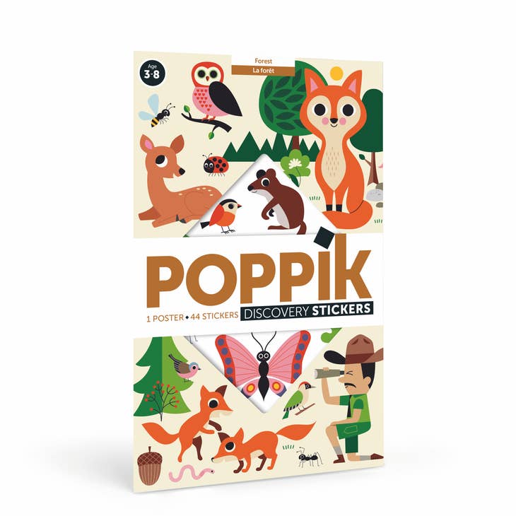 Forest Discovery 3+ Stickers POPPIK Forest Discovery 3+ Stickers myplayground
