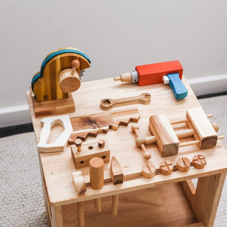 banc de travail en bois QToys USA banc de travail en bois myplayground