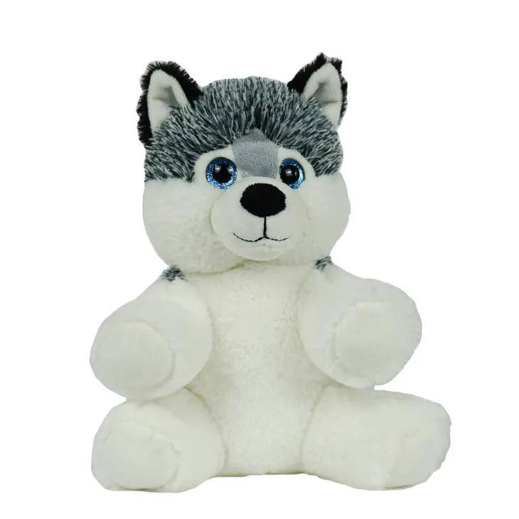 8 Inch Recordable Voice Husky Dog with 20 Second Recorder by BEARegards, LLC