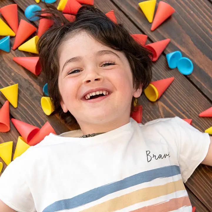 Piks Kit Cônes - Construction educational wooden toy by OPPI