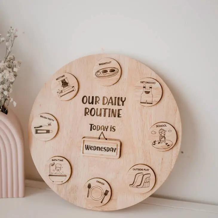 Daily Rountine Circle by Q Toys