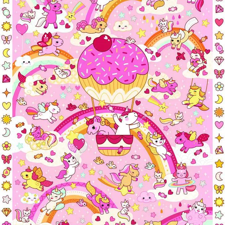 les créatifs posters en stickers - licornes by POPPIK