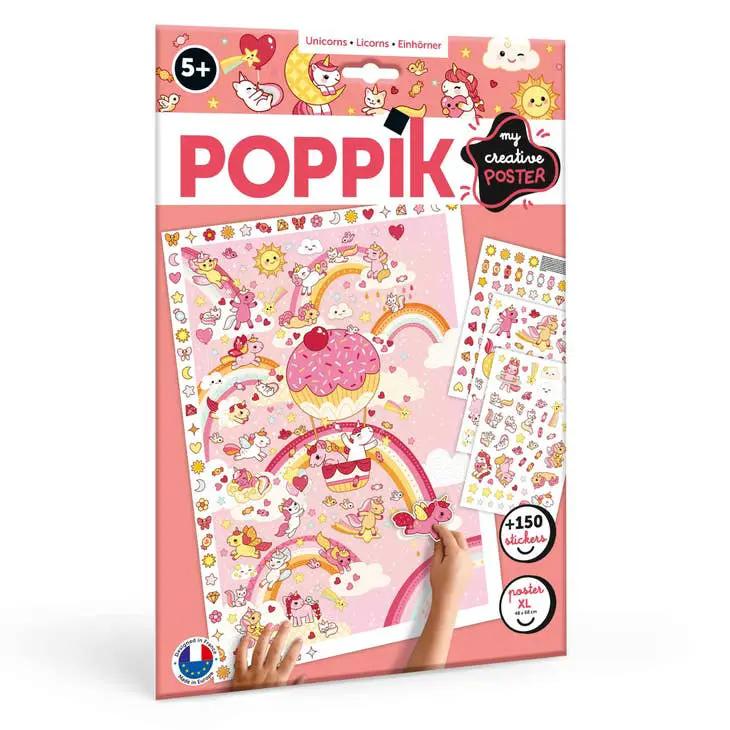 les créatifs posters en stickers - licornes by POPPIK
