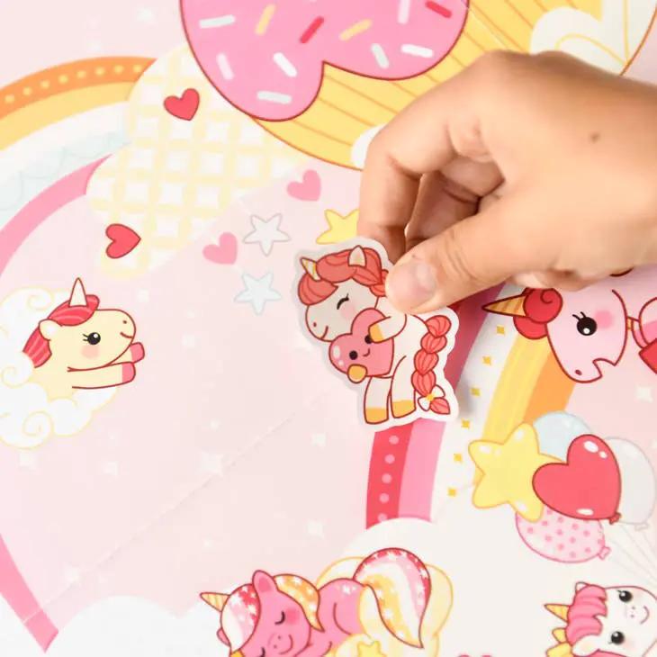 les créatifs posters en stickers - licornes by POPPIK