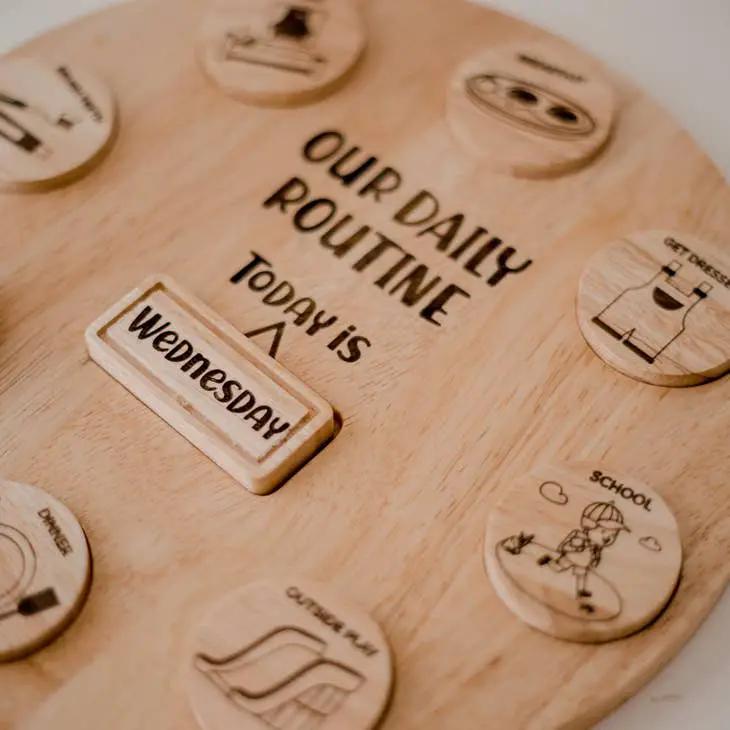 Daily Rountine Circle by Q Toys
