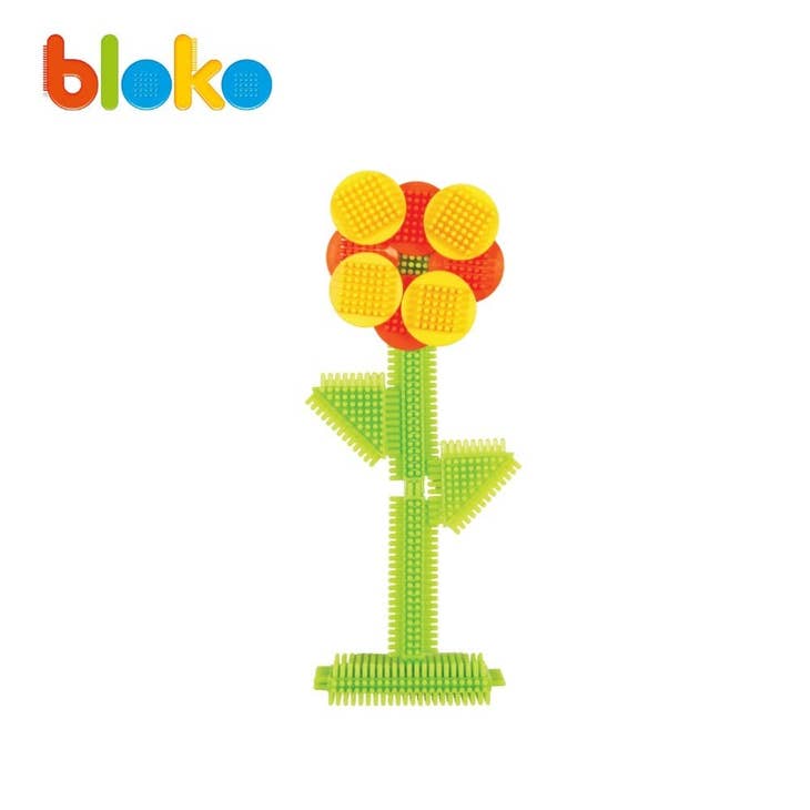 Tube 100 Bloko + 2 Figurines 3D Ferme - BLOKO 503662 - myplayground