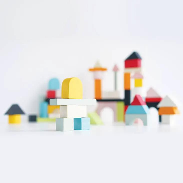 Blocs de construction et sac - Jeu de construction pour enfants by Le Toy Van