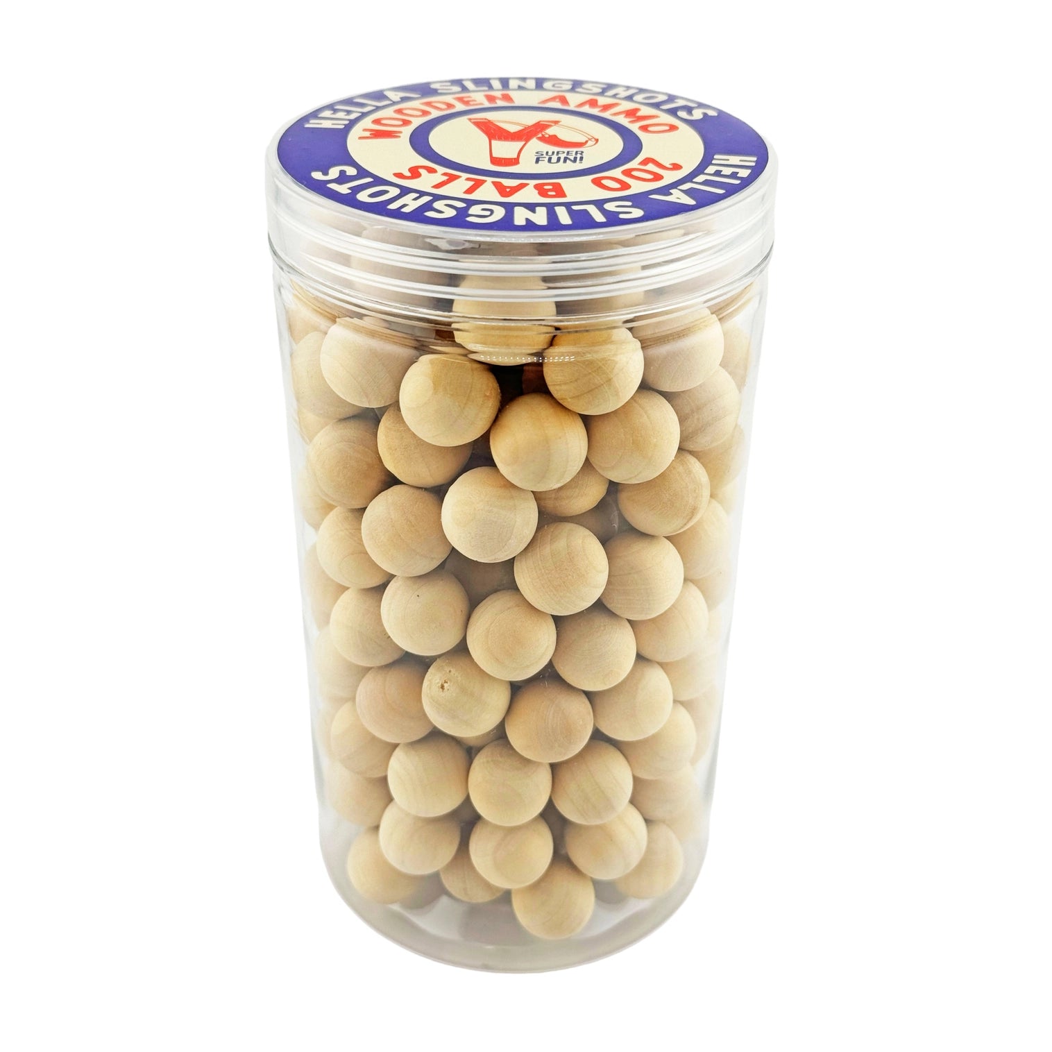 Munitions en Bois - Environ 200 Boules  Hella Slingshots Munitions en Bois - Environ 200 Boules myplayground