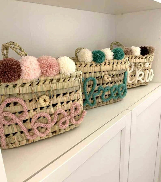 Coffre à Jouets Personnalisé - Boîte à Jouets à Pompons - Wholesale - Mikwi