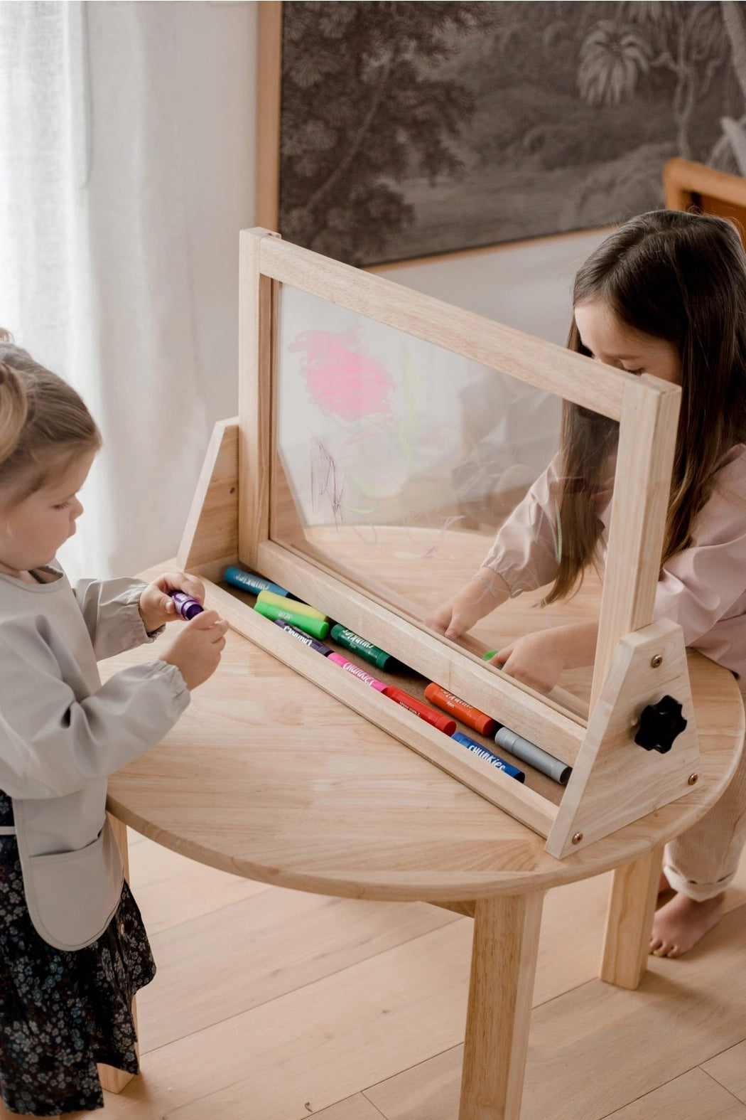 Chevalet de table 4 en 1  QToys USA Chevalet de table 4 en 1 myplayground