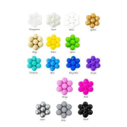 Ball-Pit Square Eco Rouge 90x90x40cm (+200 boules)