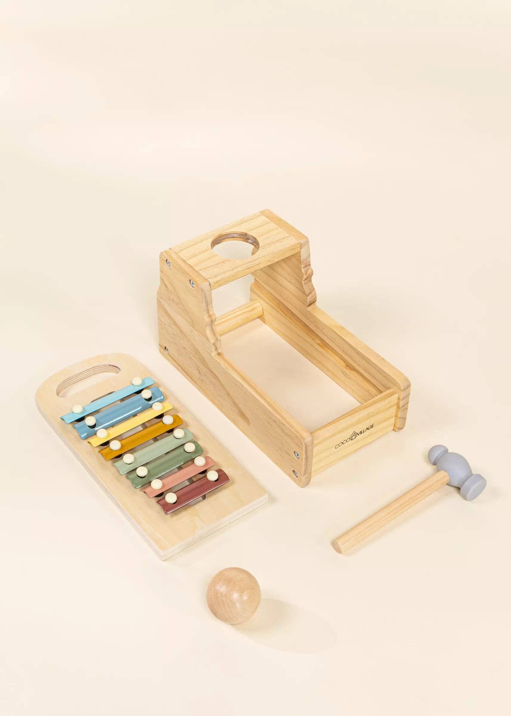 Xylophone en bois  Coco Village Xylophone en bois myplayground