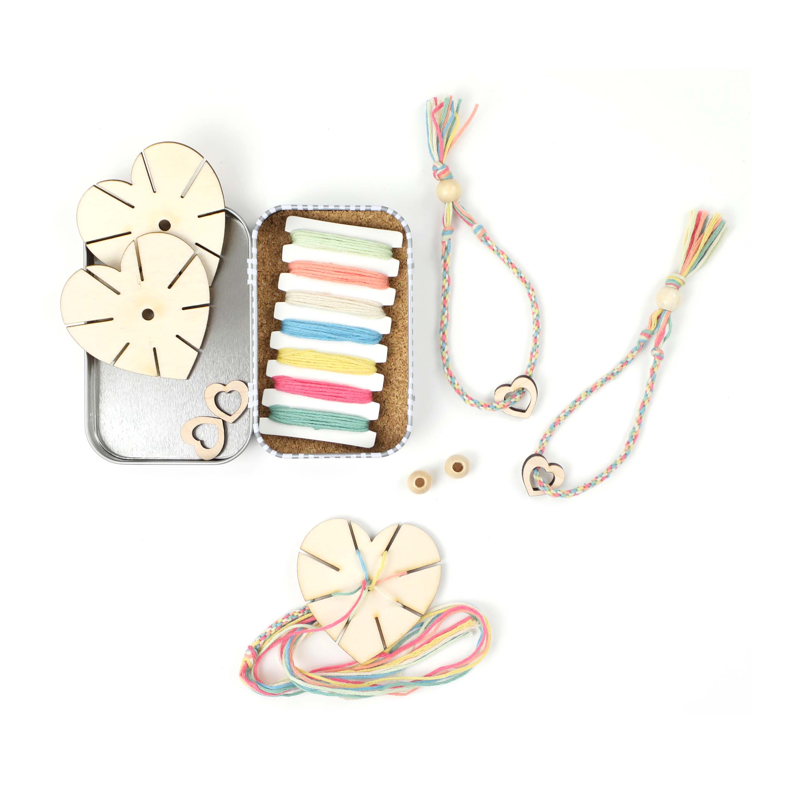 Kit cadeau de fabrication de bracelets d'amitié  Cotton Twist Kit cadeau de fabrication de bracelets d'amitié myplayground