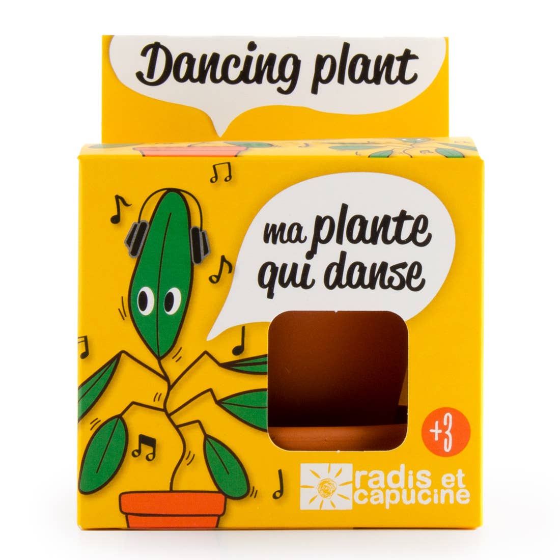 La plante qui danse - Kit créatif de jardinage Enfant  Radis Et Capucine La plante qui danse - Kit créatif de jardinage Enfant myplayground