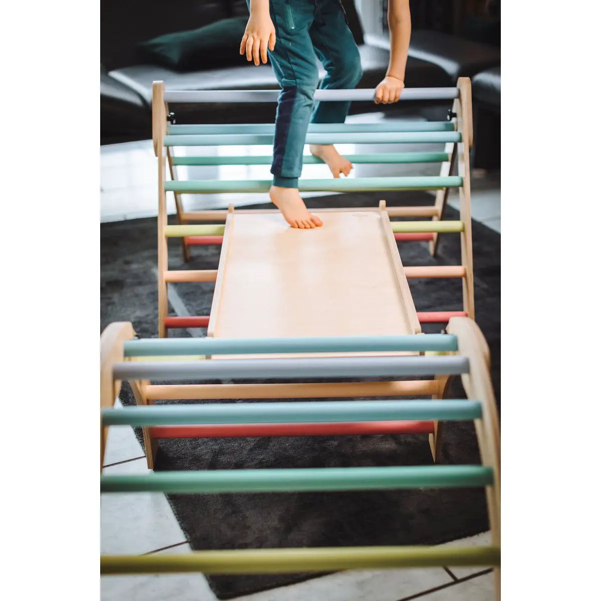 Arche d'escalade pastel multicolore – tiSsi – vue 6