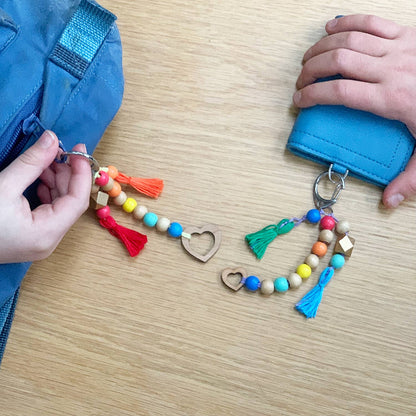 Kit cadeau porte-clés à pompon « You and Me »