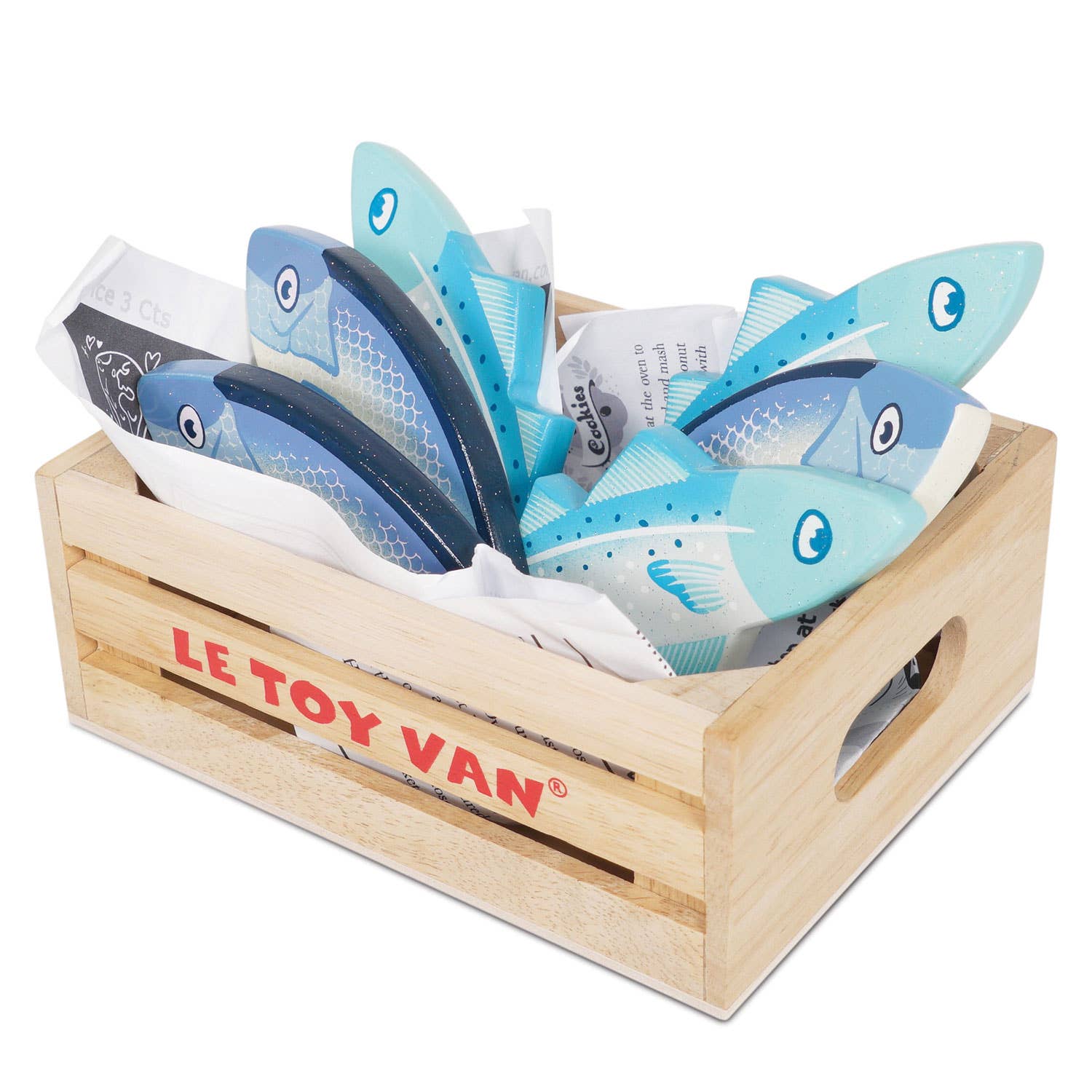 Coffret de marché aux poissons frais - Jeu sensoriel enfant  Le Toy Van Coffret de marché aux poissons frais - Jeu sensoriel enfant myplayground