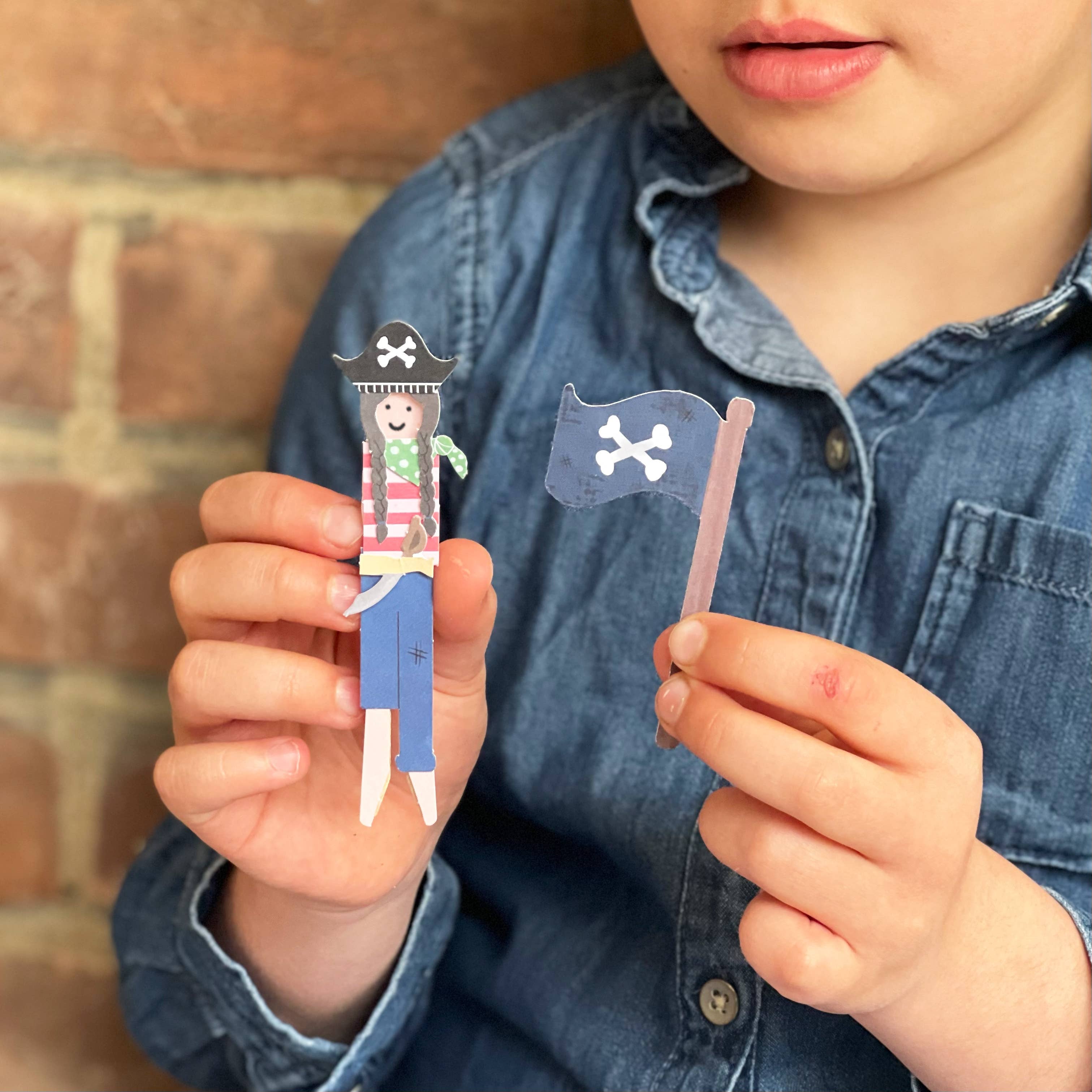 Faites votre propre poupée Pirate Peg  Cotton Twist Faites votre propre poupée Pirate Peg myplayground