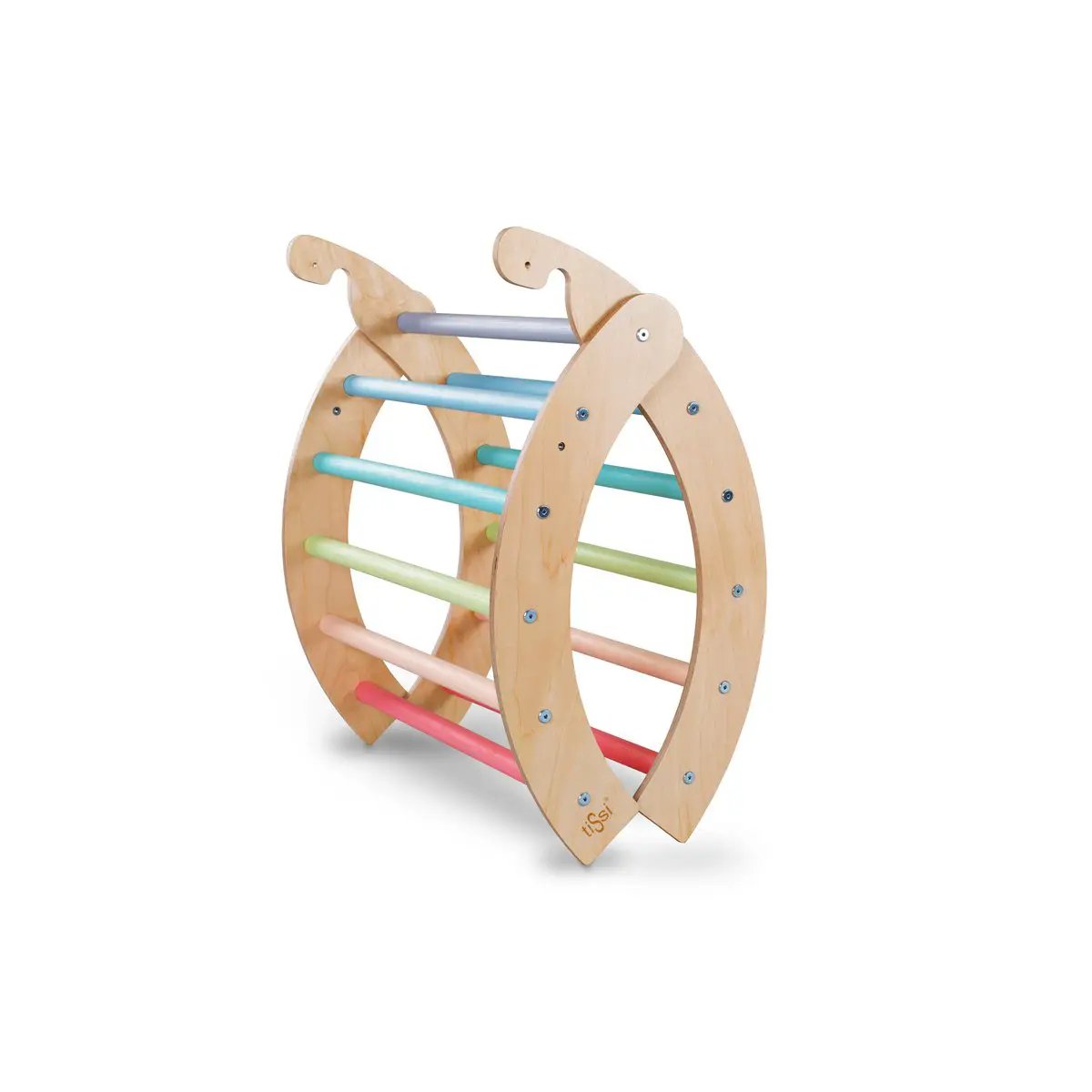 Arche d'escalade pastel multicolore – tiSsi – vue 2