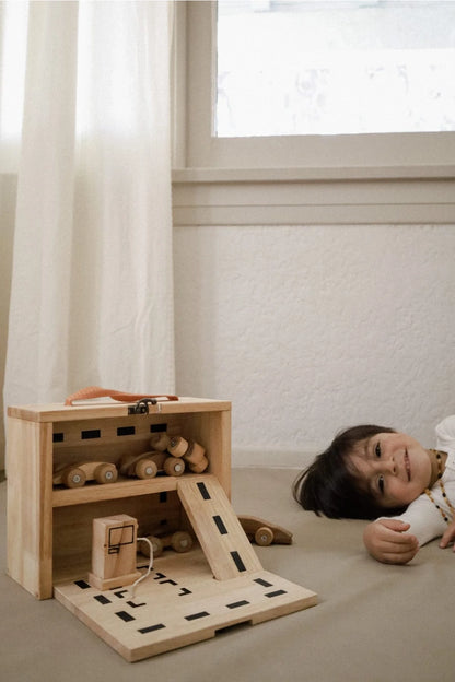 Ensemble de parking portable QToys